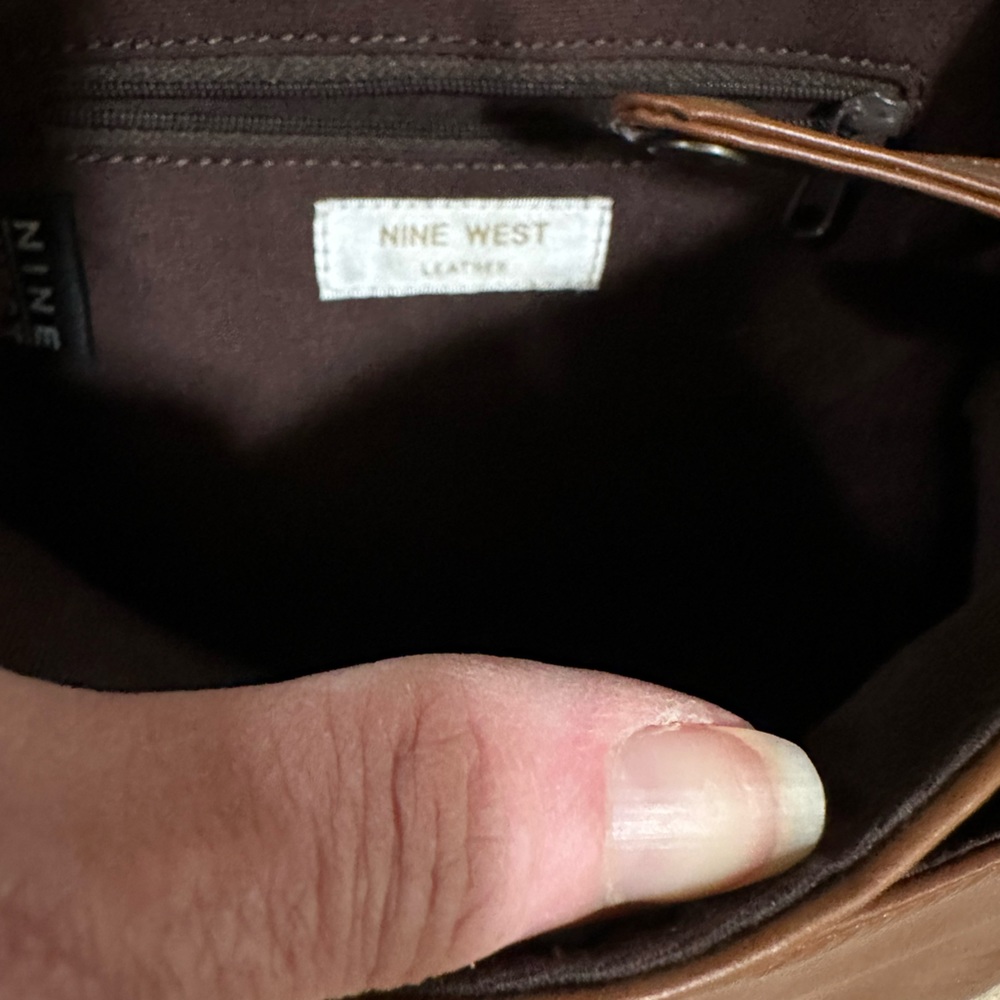 Authentic Leather Nine West Backpack - image 8